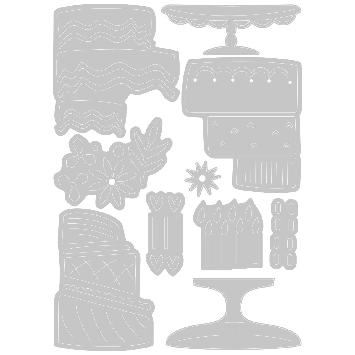 sizzix-thinlits-build-a-cake-stanzschablonen-10tlg-torte image 2