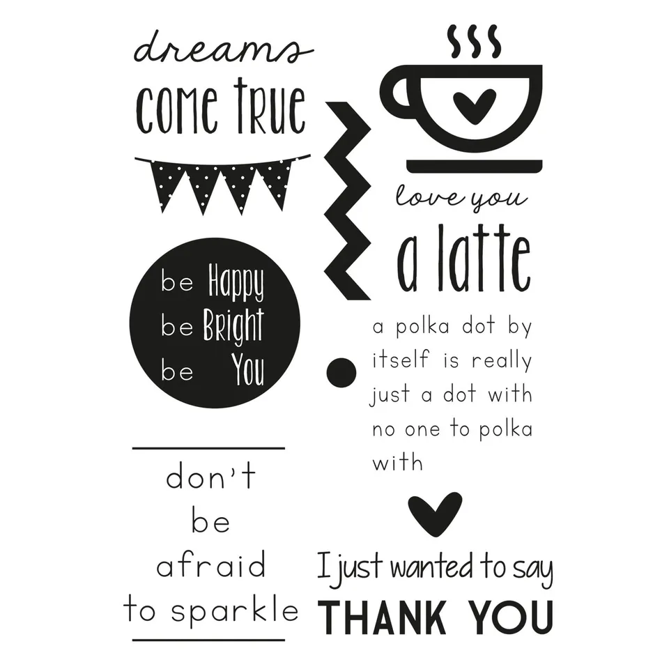 vaessen-creative-love-it-dreams-clear-stamps-a5 image 1