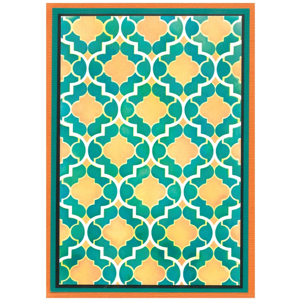 sizzix-textures-from-afar-2-schablonen-set-a6-4-tlg-geometrisch image 1