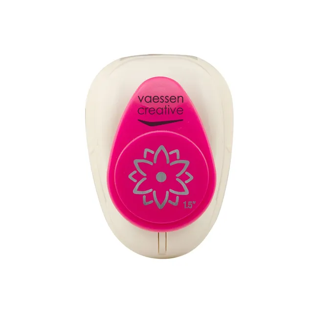 vaessen-creative-cut-easy-motivstanzer-3d-blume-3-7cm-rosa image 1