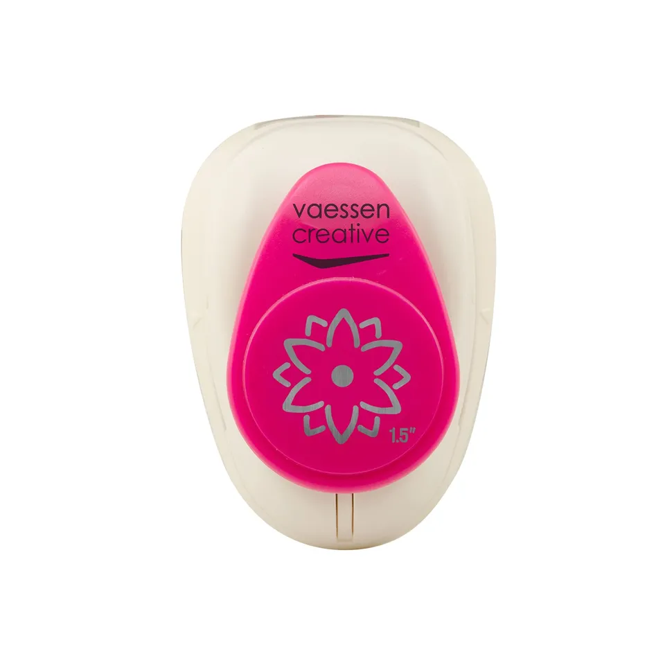 vaessen-creative-cut-easy-motivstanzer-3d-blume-3-7cm-rosa image 1