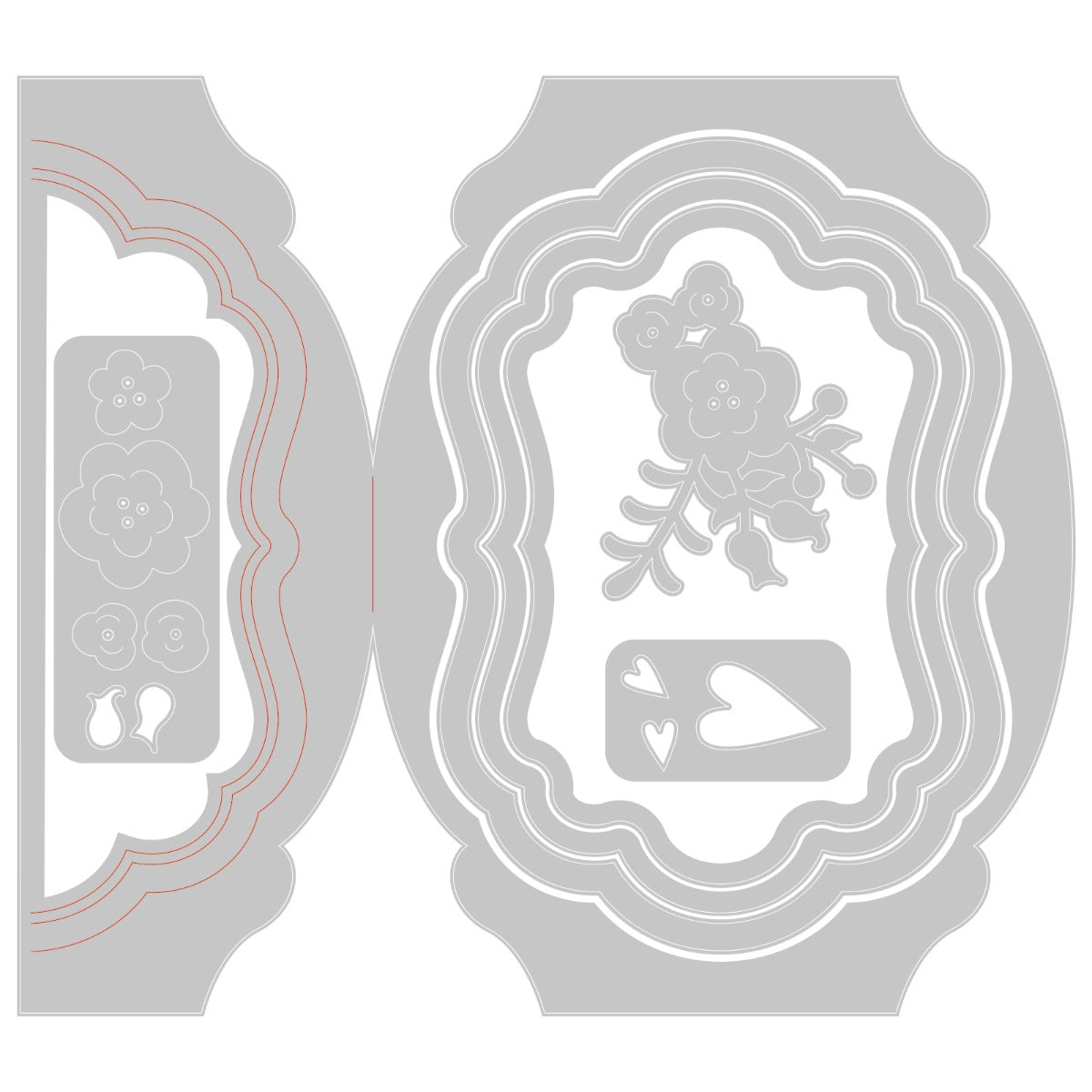 sizzix-thinlits-card-label-fold-a-long-klappkarte-stanzen image 2