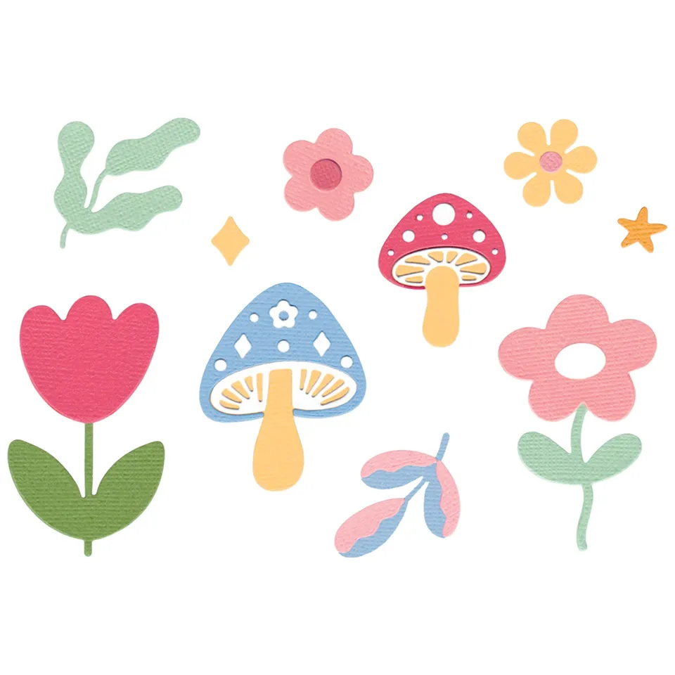 sizzix-thinlits-happy-florals-stanzschablonen-24-teilig-blumen image 1