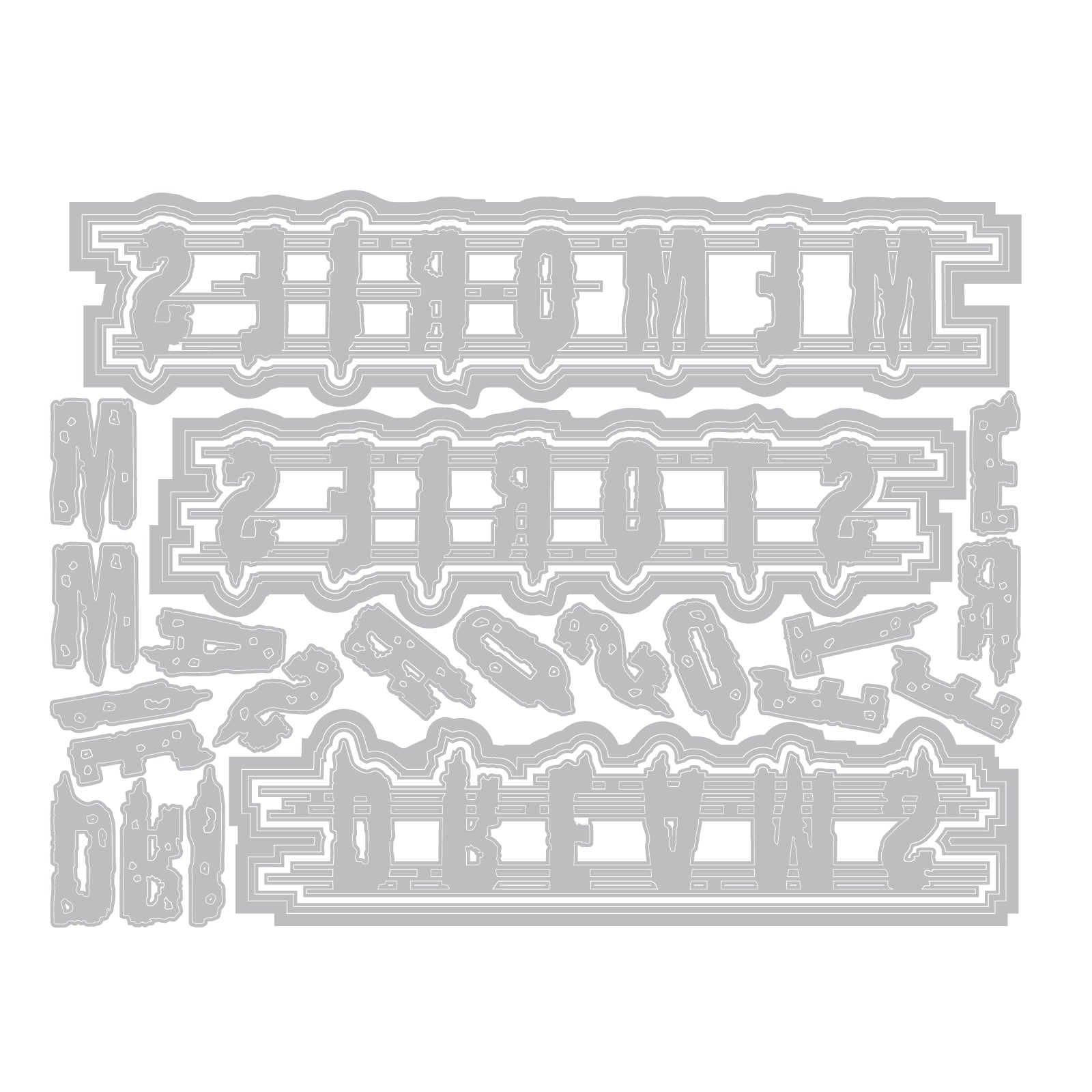 sizzix-thinlits-word-wafers-2-stanzschablone-24tlg-schrift image 2