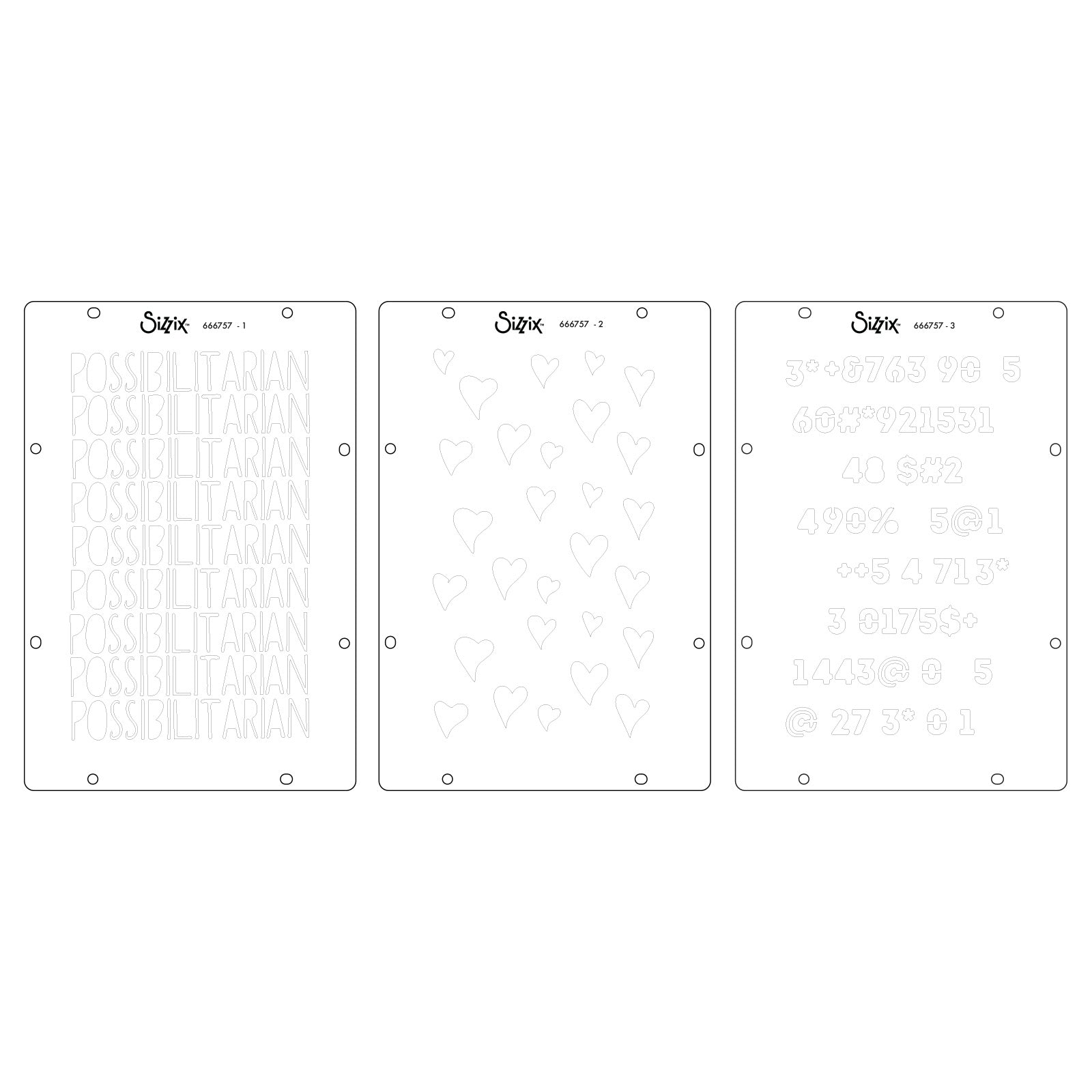 sizzix-studio-possibilitarian-stempelset-13tlg-schablonen-cat-kerr image 6