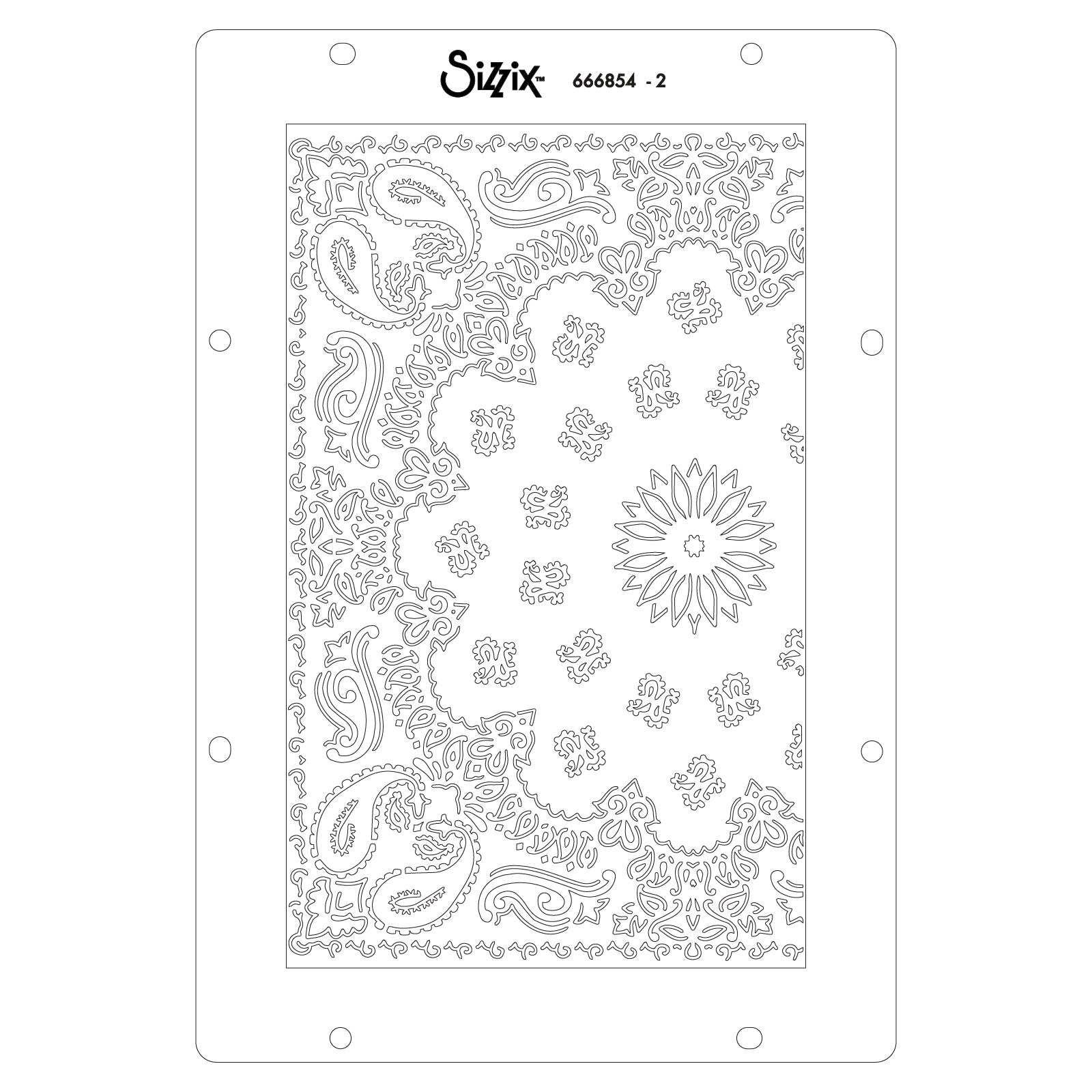 sizzix-studio-western-clear-stamps-22-tlg-stencils-vic-hollins image 7