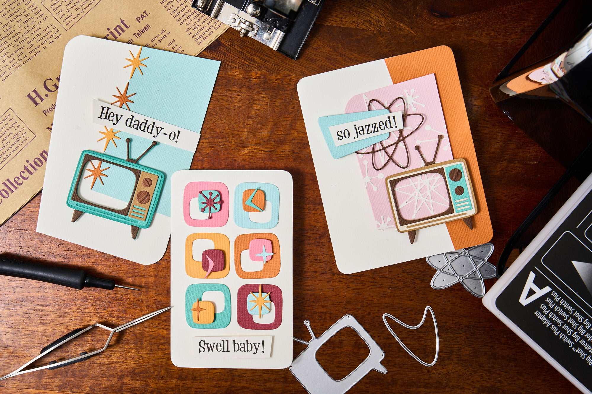 sizzix-thinlits-vault-atomic-retro-stanzschablonen-24tlg-tim-holtz image 3