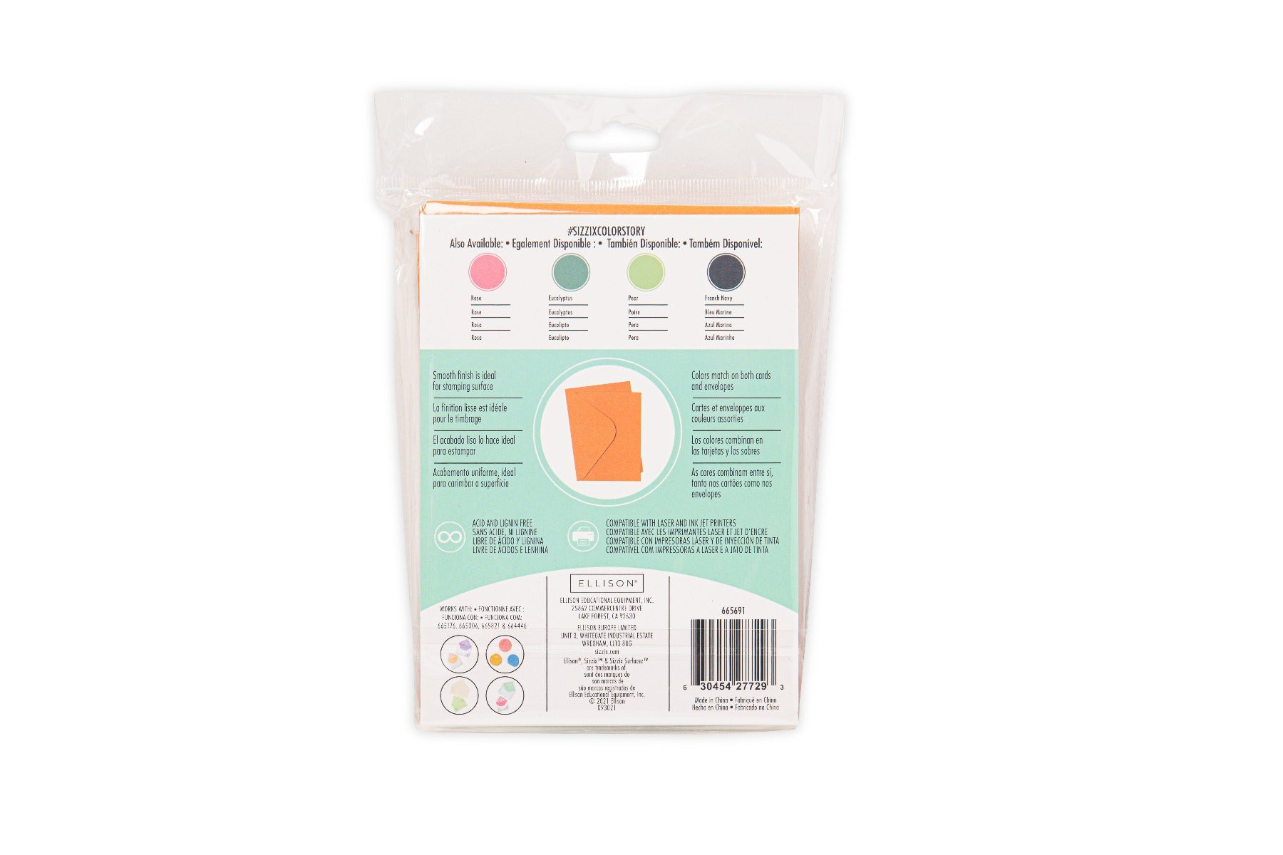 sizzix-surfacez-a6-karten-umschl-ge-burnt-orange-10er image 3