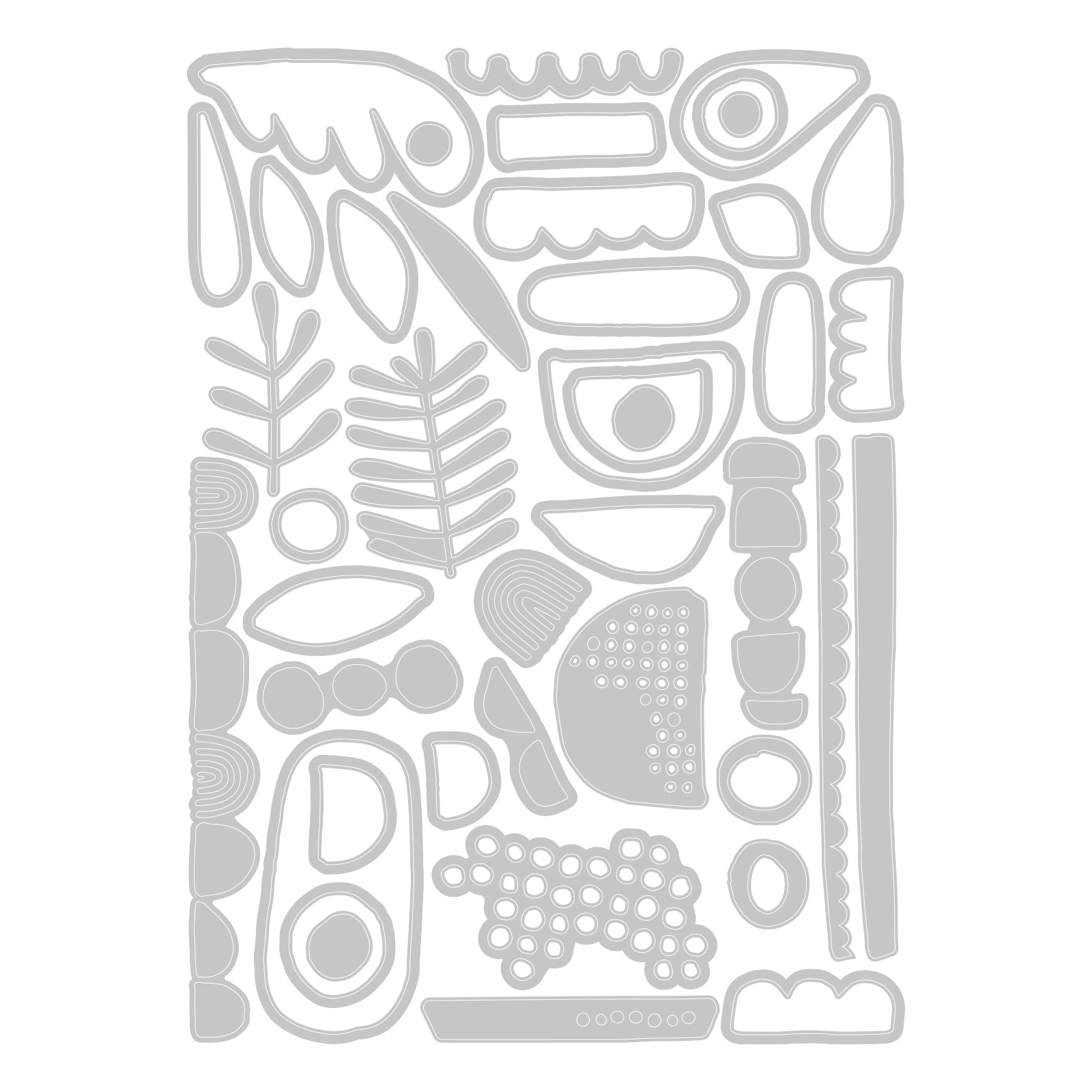 sizzix-thinlits-abstract-elements-stanzschablonen-43tlg-tim-holtz image 2