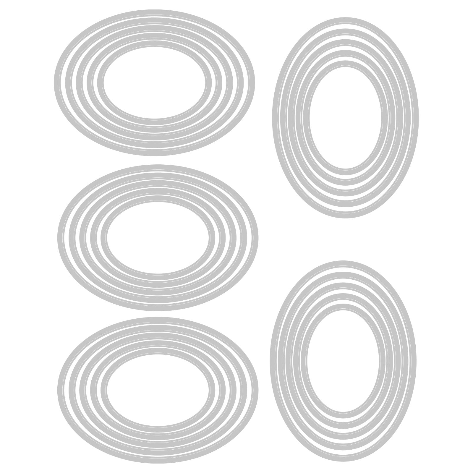 sizzix-framelits-stacked-oval-tiles-tim-holtz-stanzform-25-tlg image 2