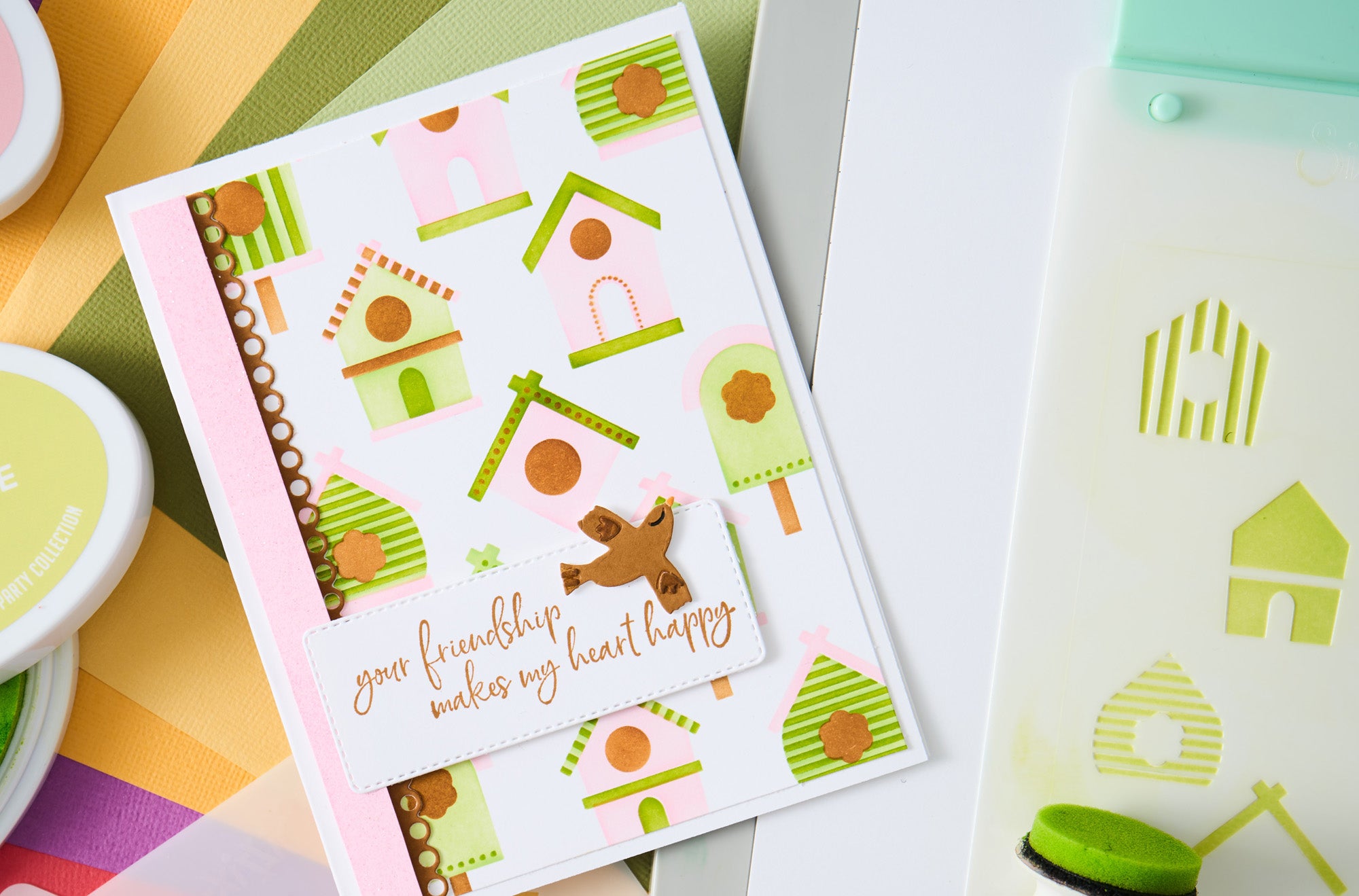 sizzix-layered-stencils-good-place-to-land-a6-4er-set image 2