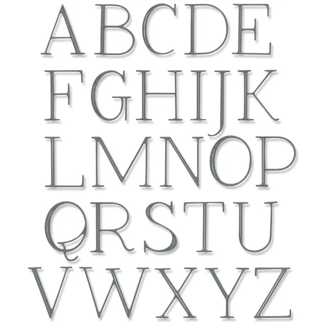 sizzix-thinlits-elegant-capitals-stanzschablonen-gro-buchstaben image 1