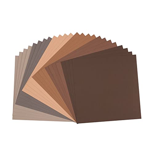 vaessen-florence-cardstock-30-5x30-5-braun-24-blatt image 6