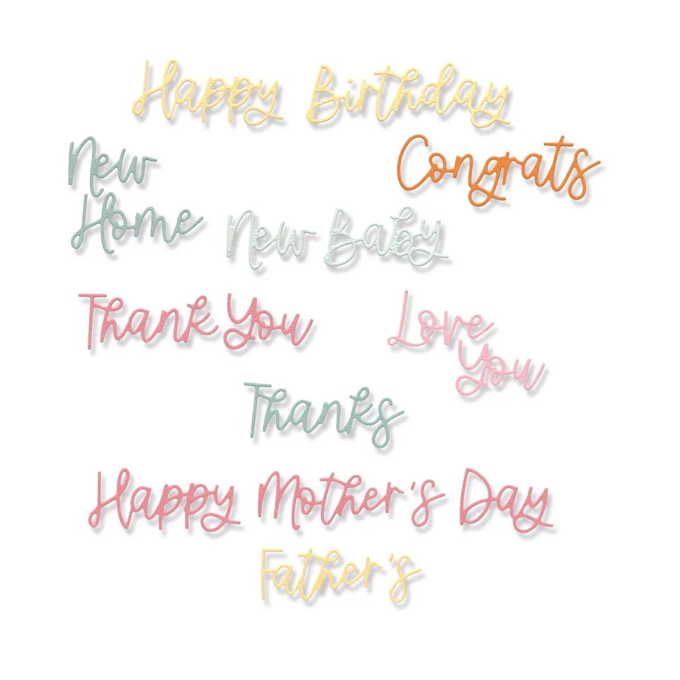sizzix-thinlits-variety-sentiments-stanzschablonen-14tlg-spruch image 1