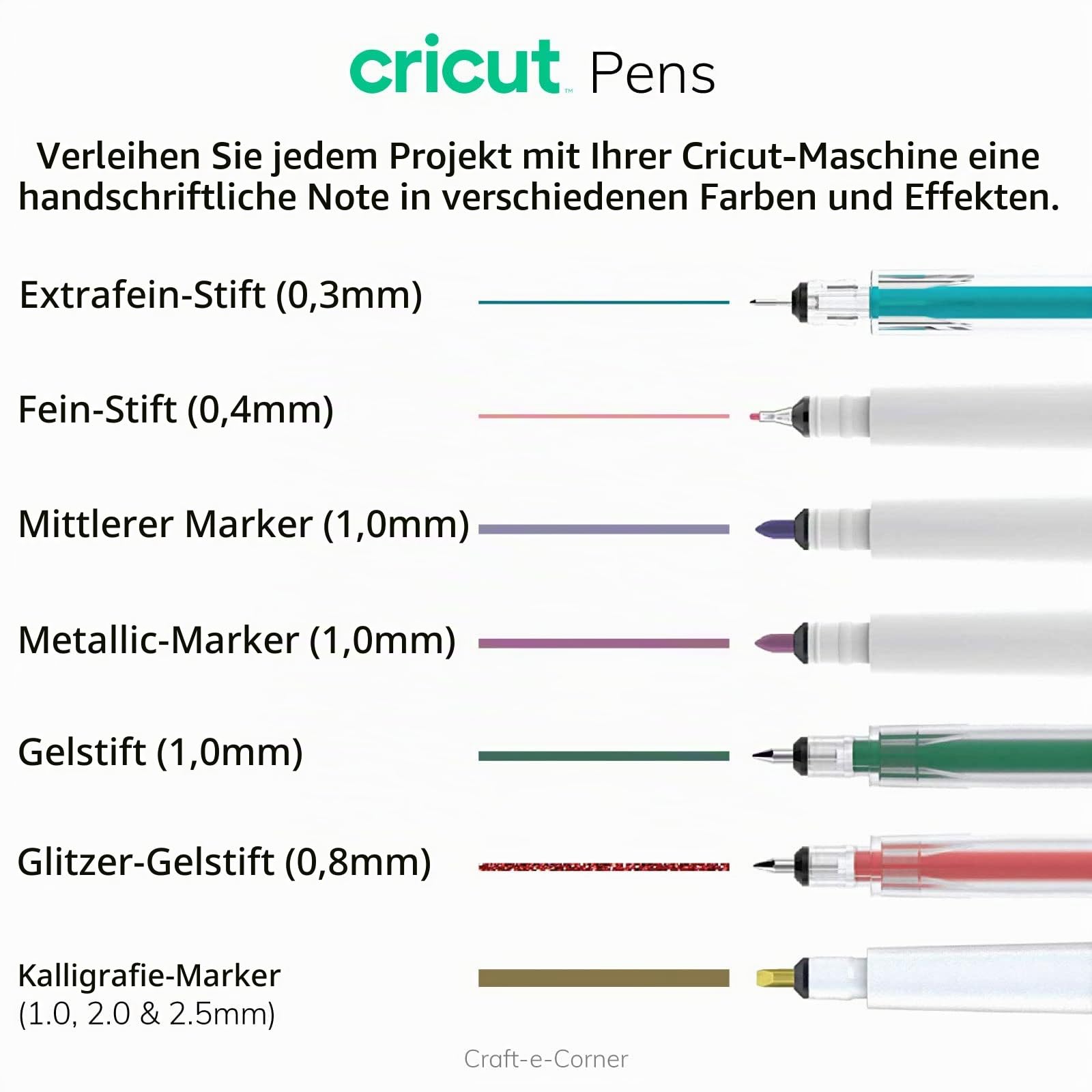 cricut-joy-fine-point-pen-set-stifte-rot-gr-n-violett-3er image 2