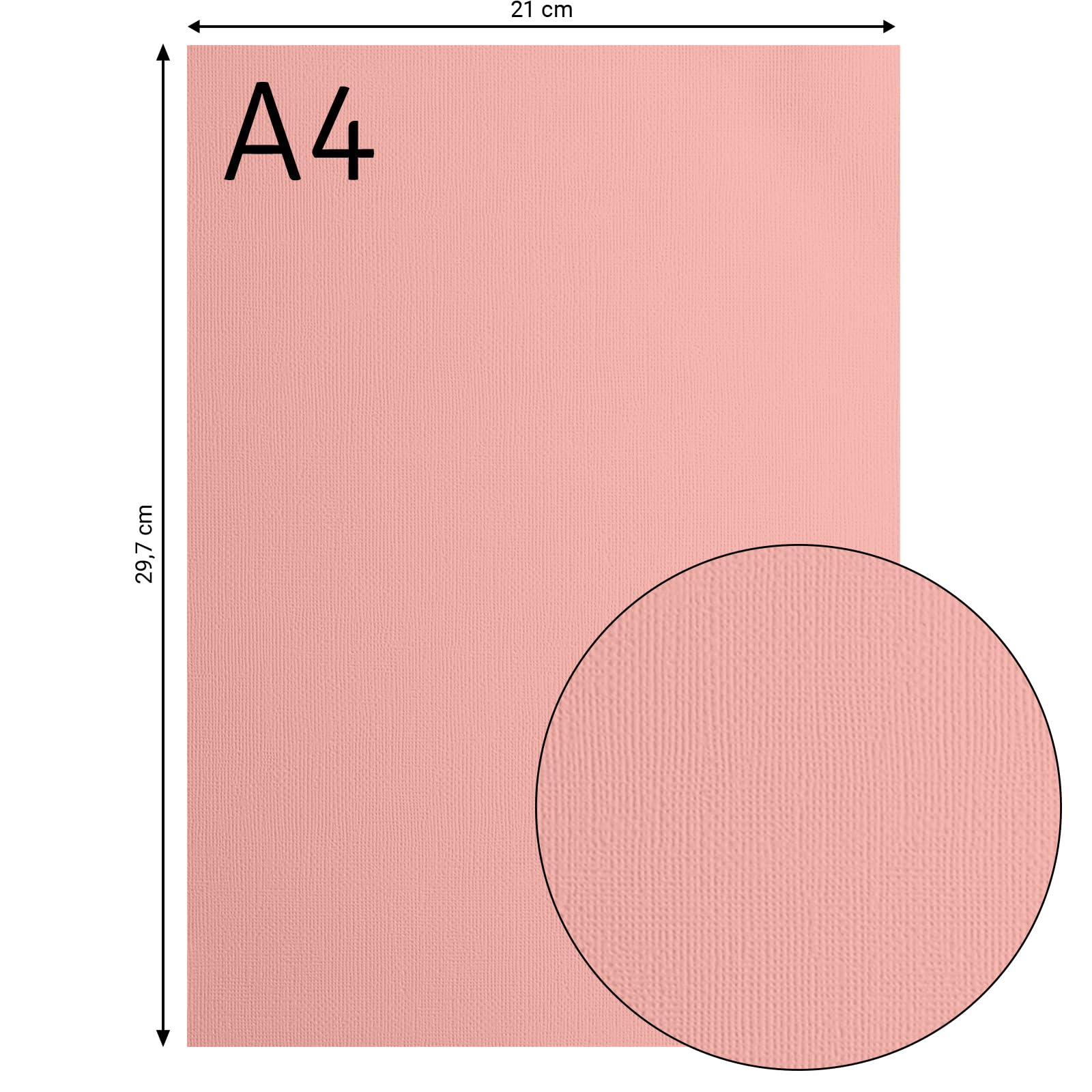 florence-tonkarton-sorbet-rosa-a4-25-blatt-216g-strukturiert image 3
