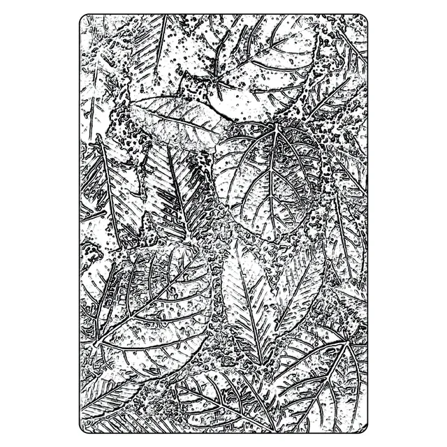 sizzix-tim-holtz-foliage-pr-gefolder-a5-3-d-texture-fades image 1