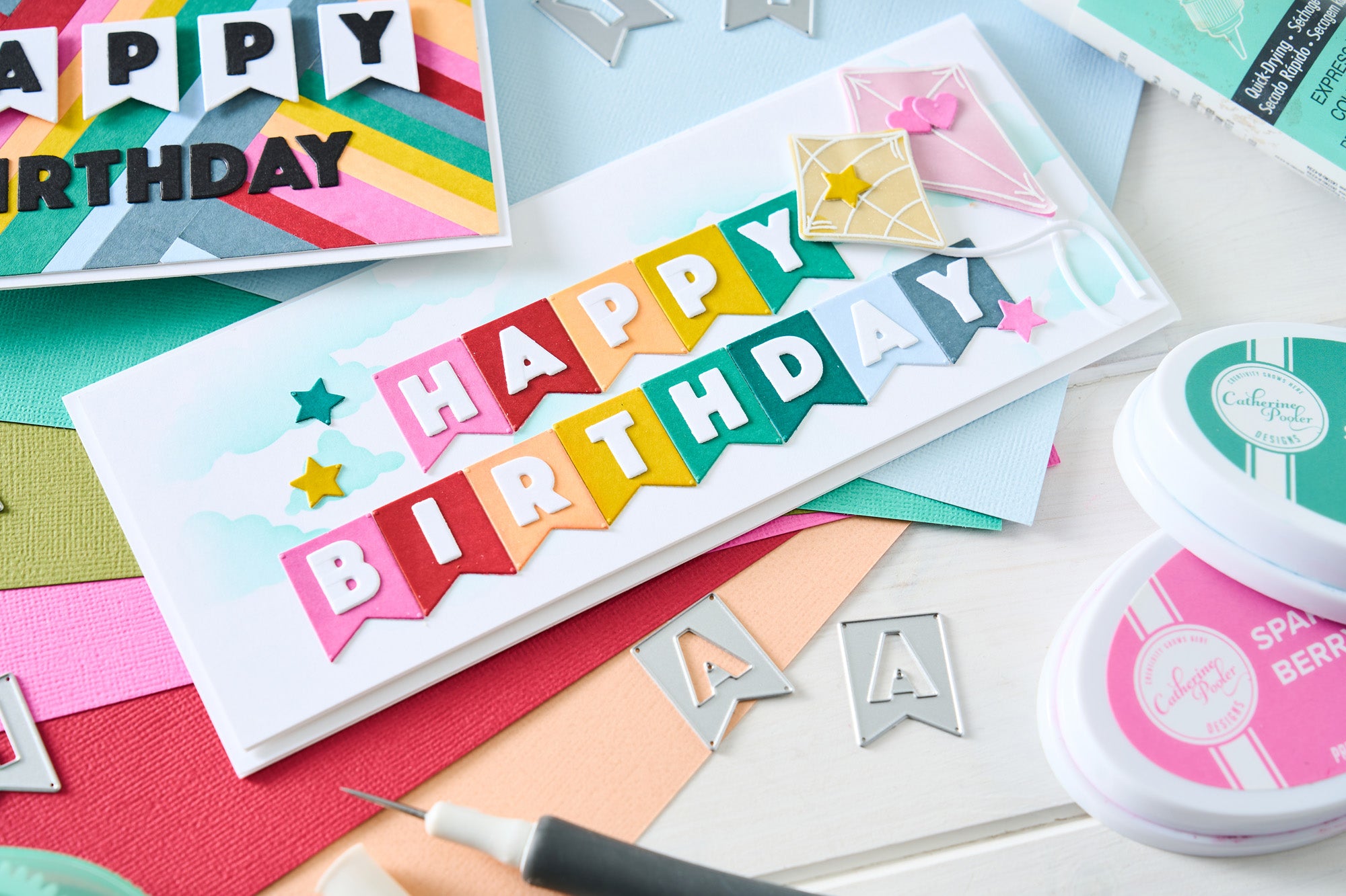 sizzix-thinlits-birthday-bunting-stanzschablonen-17tlg-geburtstag image 3