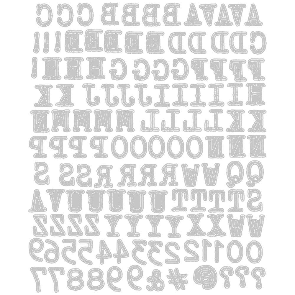 sizzix-thinlits-tiny-type-upper-alphabet-stanzschablonen-133tlg image 2