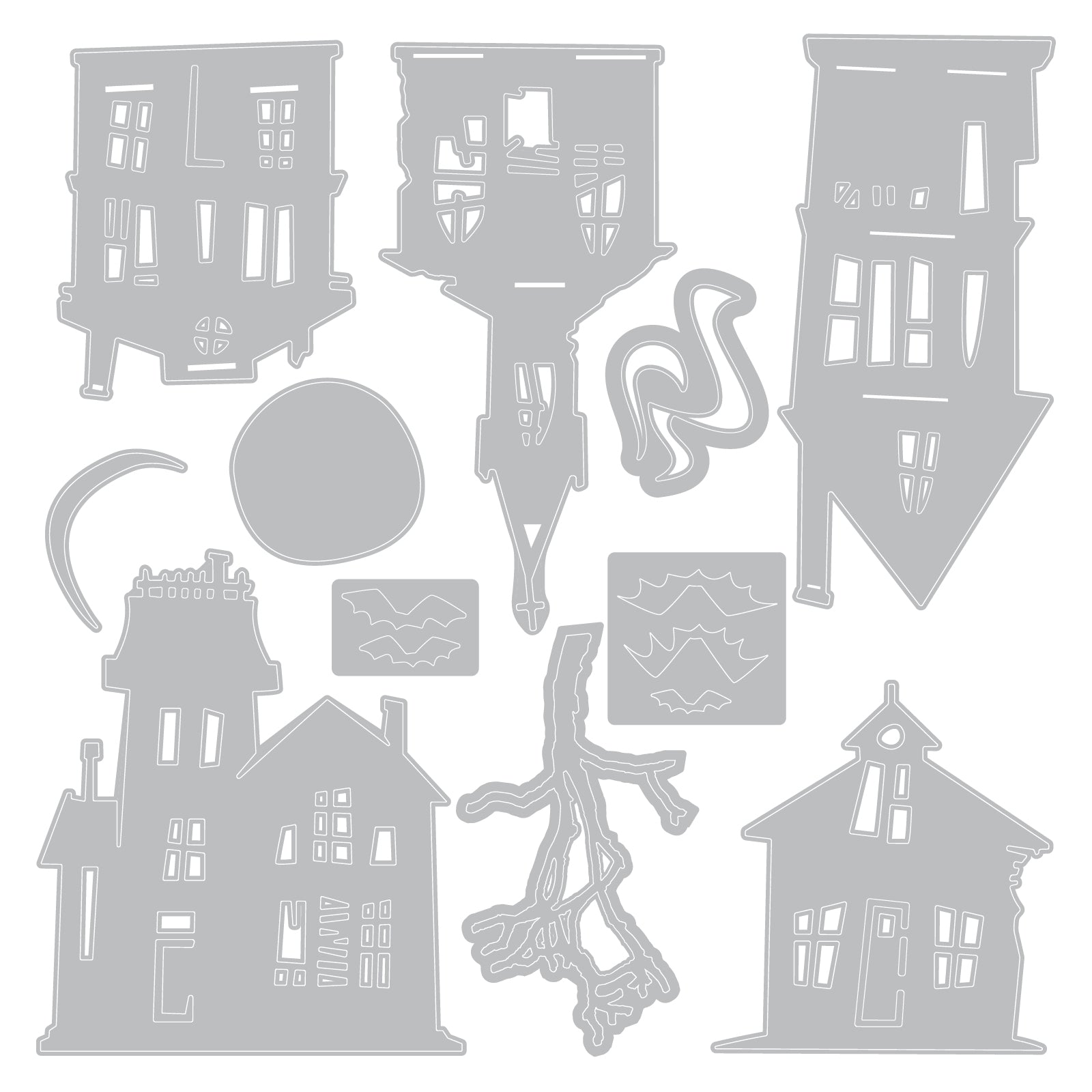 sizzix-thinlits-vault-ghost-town-stanzschablonen-11er-halloween image 4
