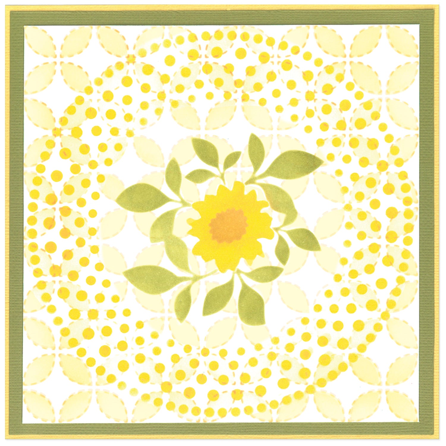 sizzix-layered-stencils-plate-and-pattern-4er-schablonen-set image 1