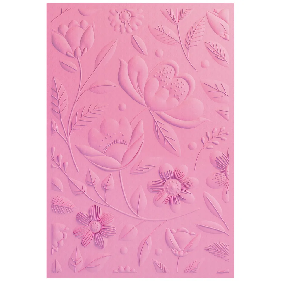 sizzix-3-d-textured-impressions-happy-garden-1-pr-gefolder-blumen image 1
