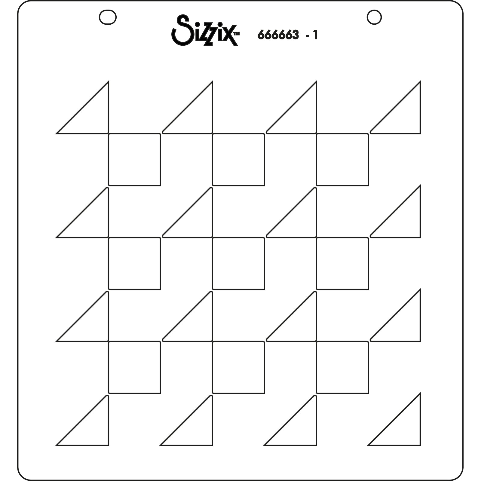 sizzix-layered-stencils-pool-deck-4-teilig-6x6-inch image 2