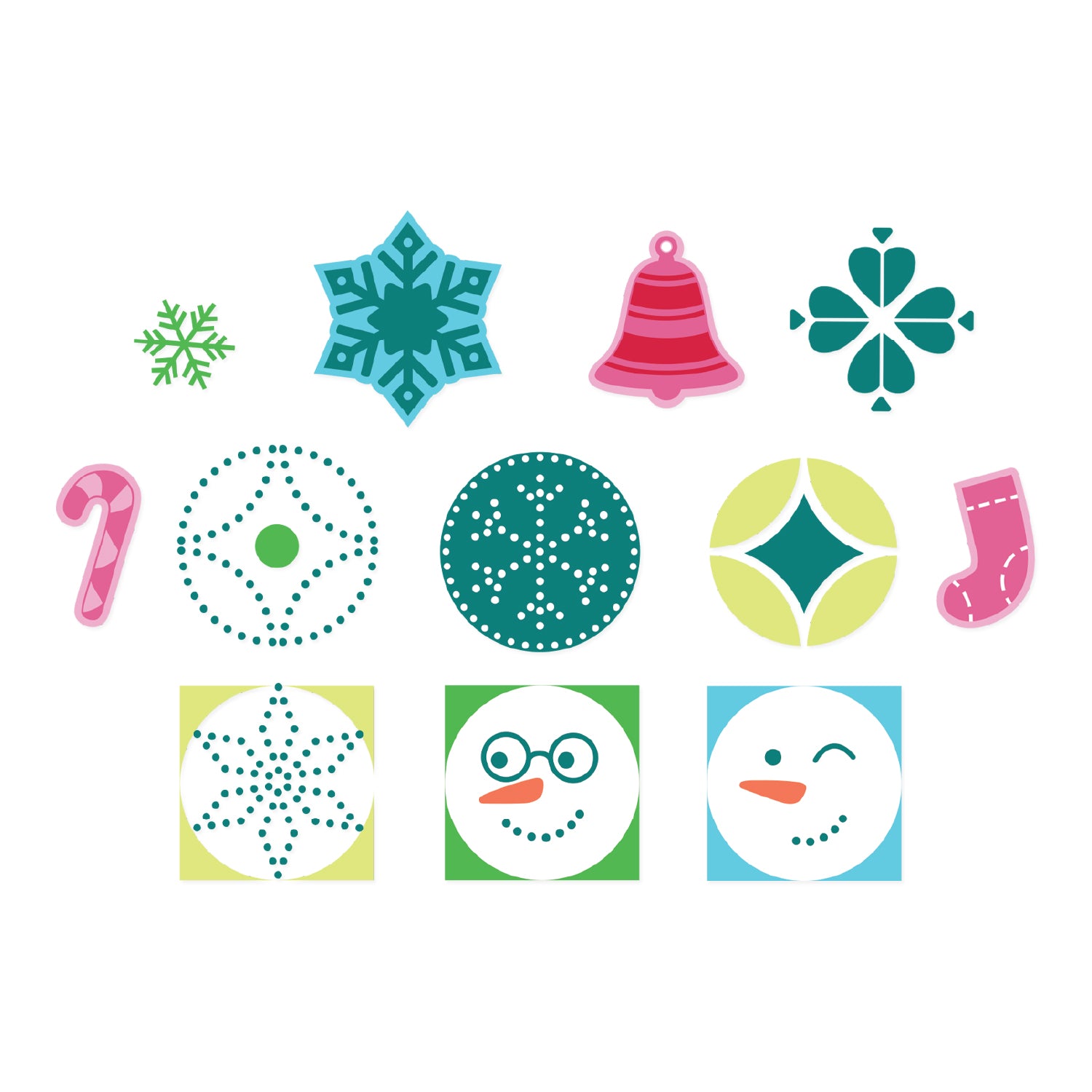 sizzix-framelits-around-the-holidays-stanz-stempelset-26tlg image 1
