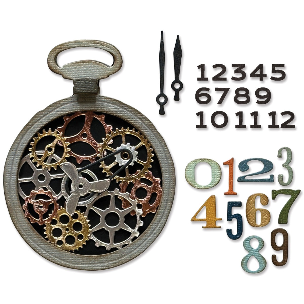 sizzix-thinlits-vault-watch-gears-stanzen-29tlg-tim-holtz image 1