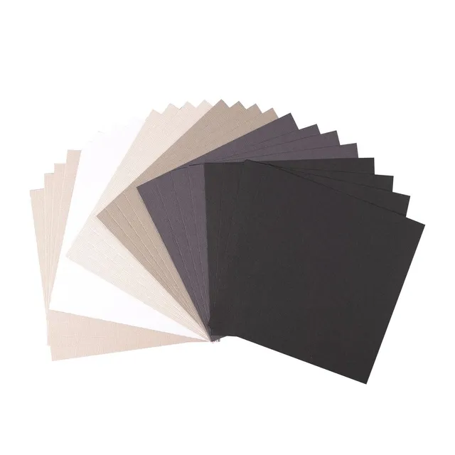 vaessen-creative-florence-scrapbook-papier-15x15-cm-schwarz-24-blatt image 1