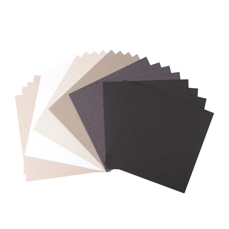 vaessen-creative-florence-scrapbook-papier-15x15-cm-schwarz-24-blatt image 1