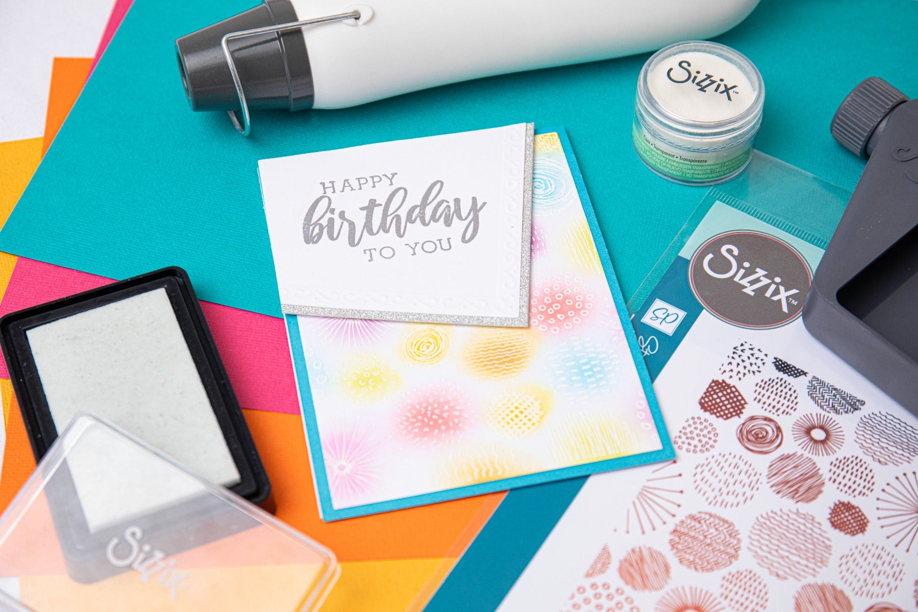 sizzix-clear-stamps-cosmopolitan-ecliptic-stempelset image 2