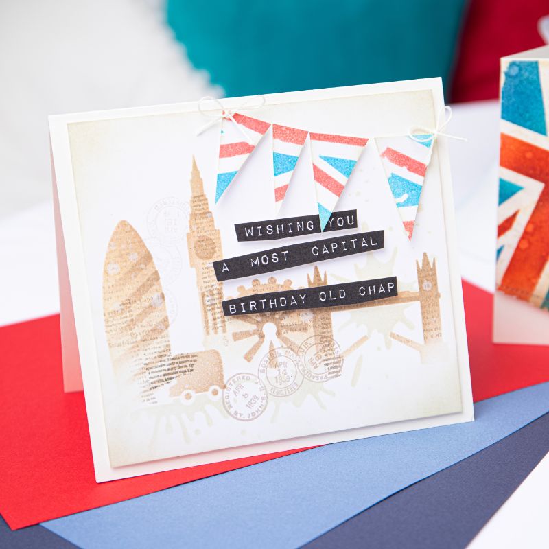 sizzix-layered-stencils-schablone-skyline-london-4er-set image 2