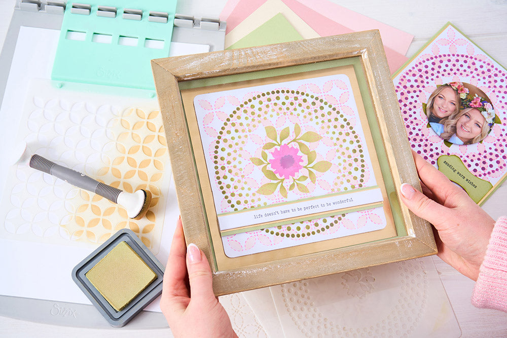 sizzix-layered-stencils-plate-and-pattern-4er-schablonen-set image 8