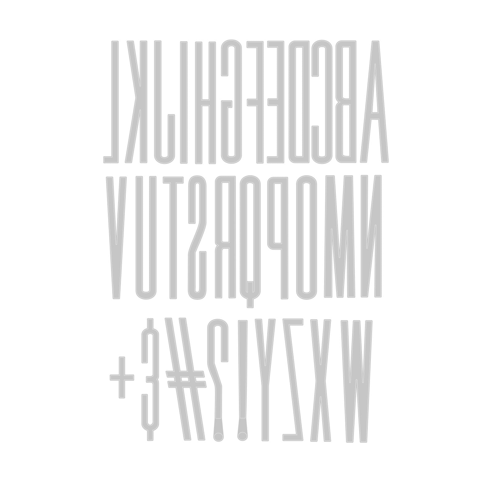 sizzix-thinlits-alphanumeric-stretch-upper-buchstaben-stanzen image 2