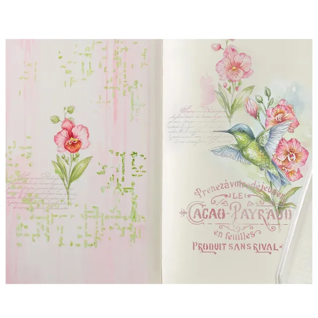 sizzix-studio-hummingbird-orchids-clear-stamps-stempel-3er-set image 1
