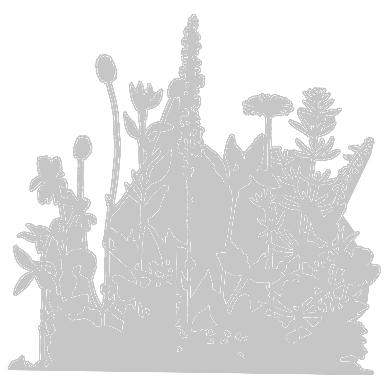 sizzix-thinlits-flower-field-stanzschablone-blumenfeld-tim-holtz image 2
