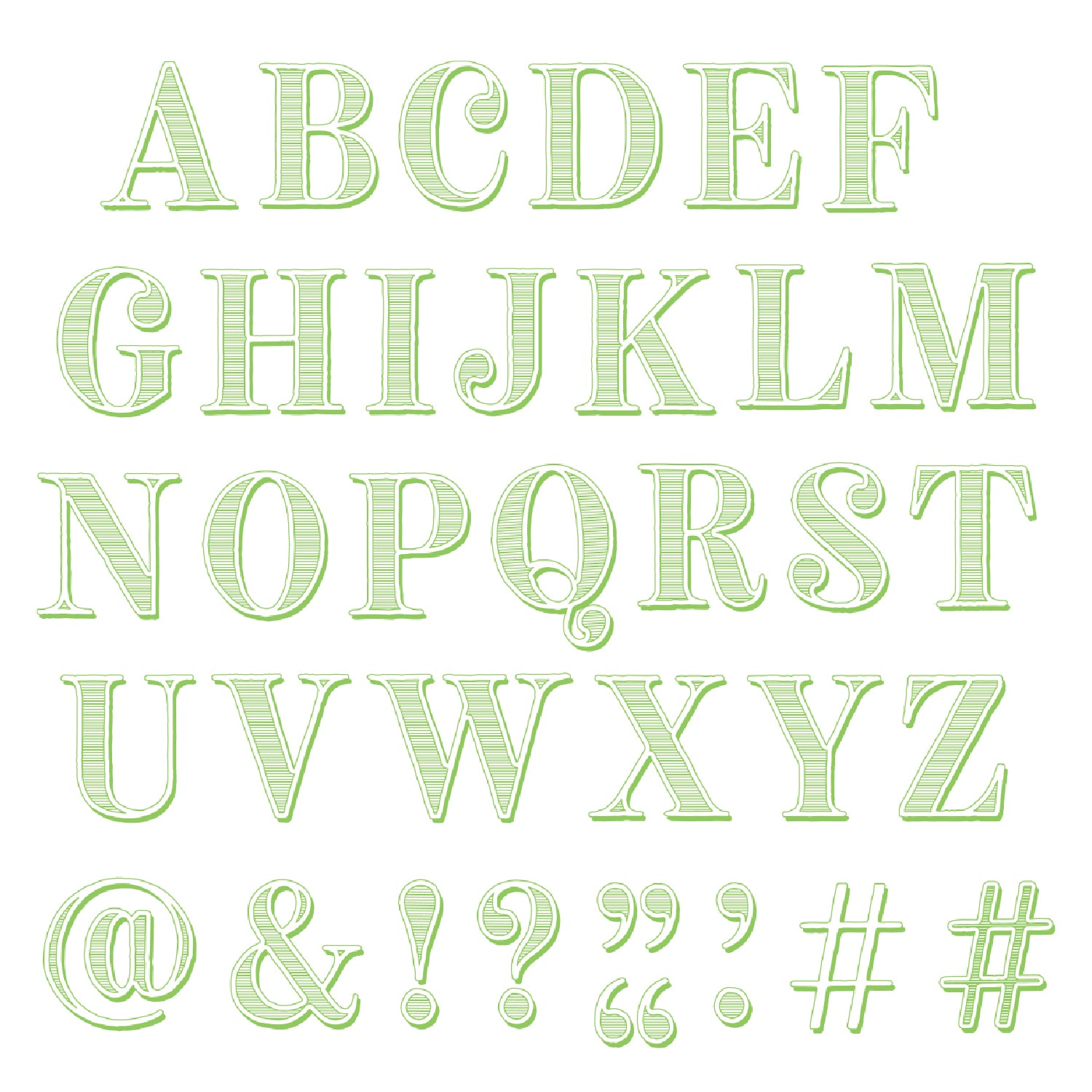 sizzix-clear-stamps-lino-type-buchstaben-36er-set image 1
