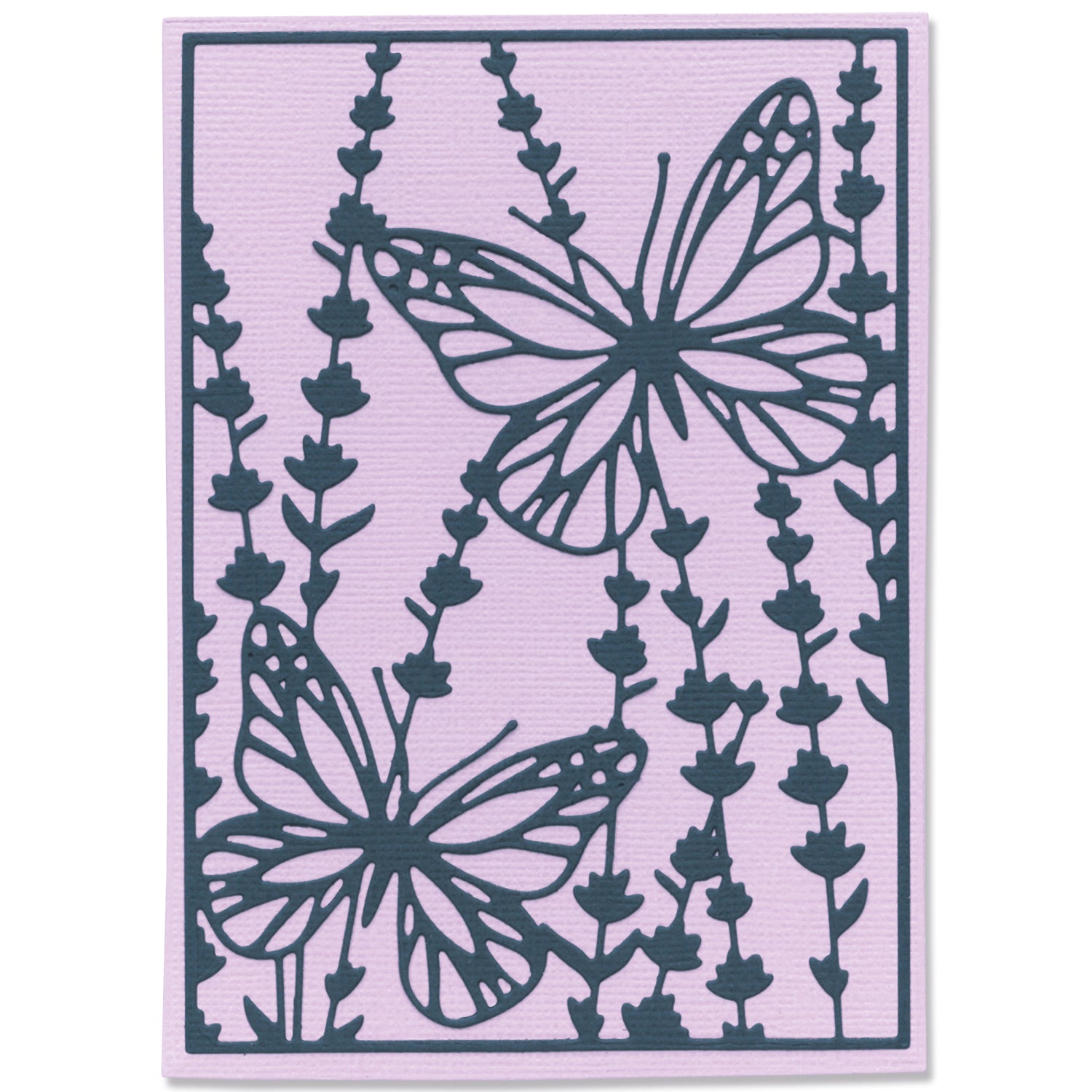 sizzix-thinlits-botanical-card-front-stanzen-2tlg-blumen image 1