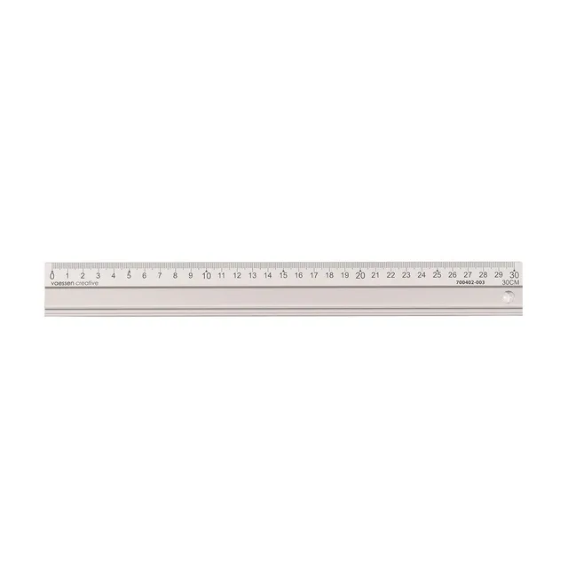 vaessen-creative-florence-metalllineal-aluminium-30-cm-anti-rutsch image 1