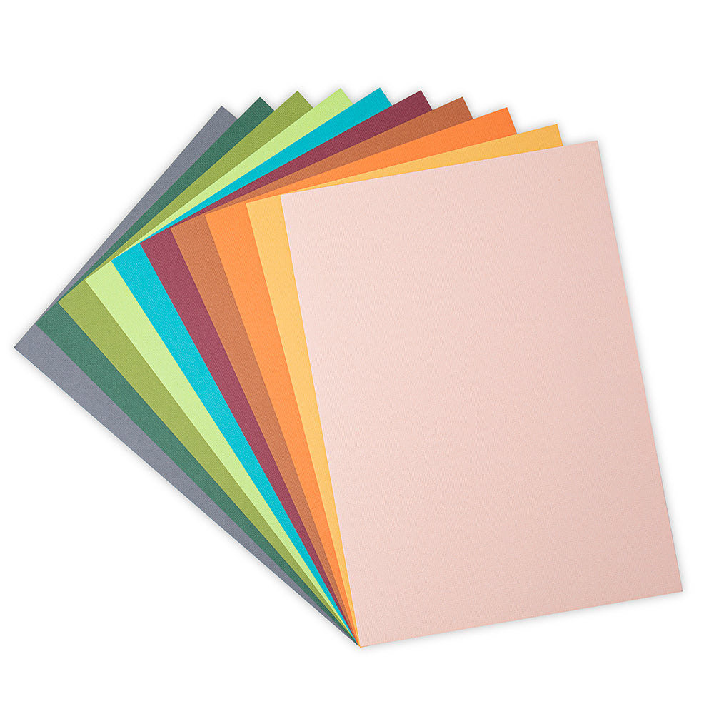 sizzix-surfacez-cardstock-a4-tonkarton-60-blatt-10-farben image 1