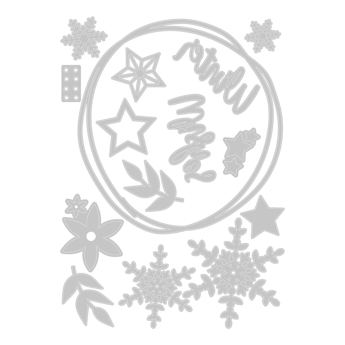 sizzix-thinlits-winter-wreath-stanzschablonen-15-teilig-winterkranz image 2