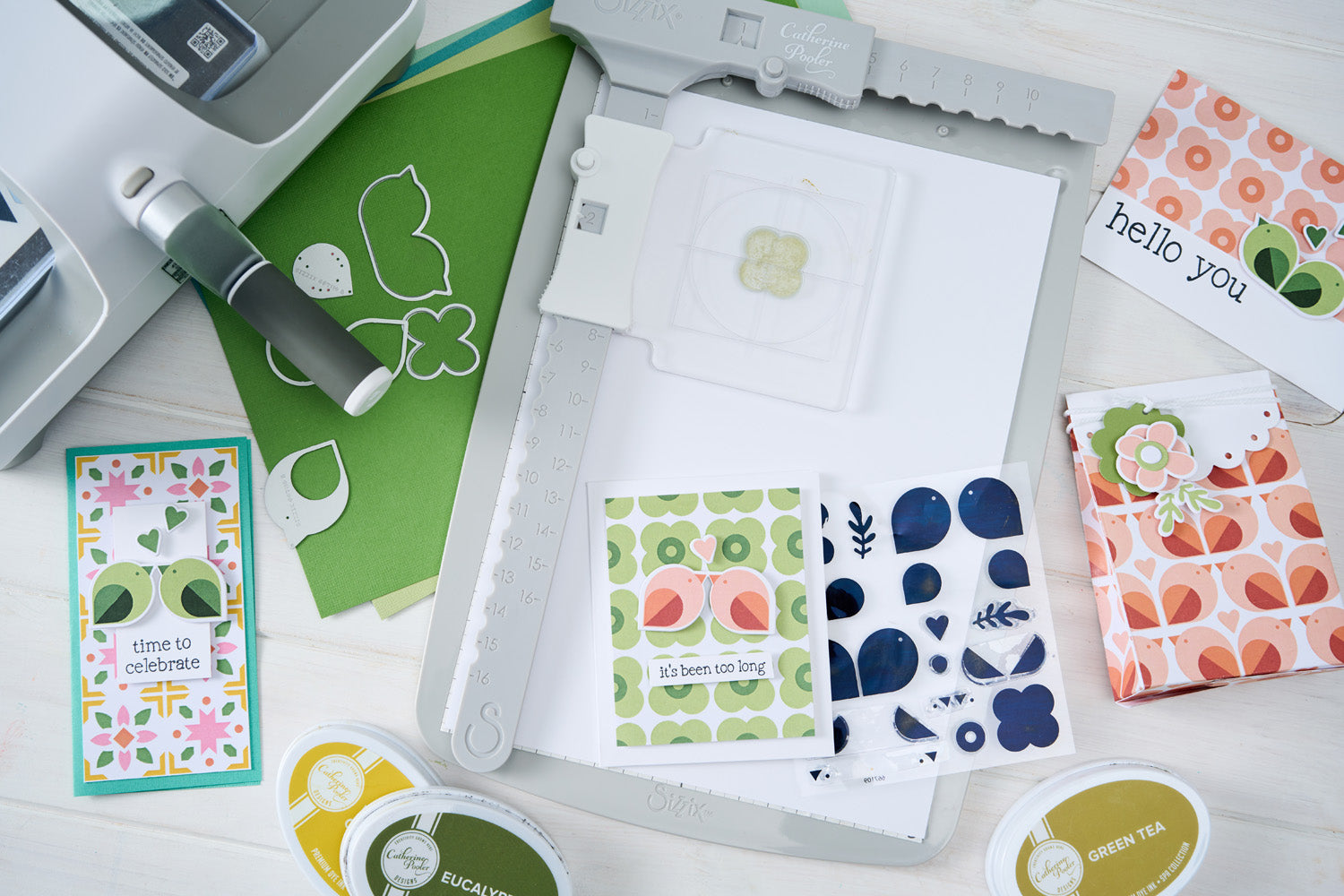 sizzix-clear-stamps-birds-blooms-1-stempelset-15er-v-gel image 3