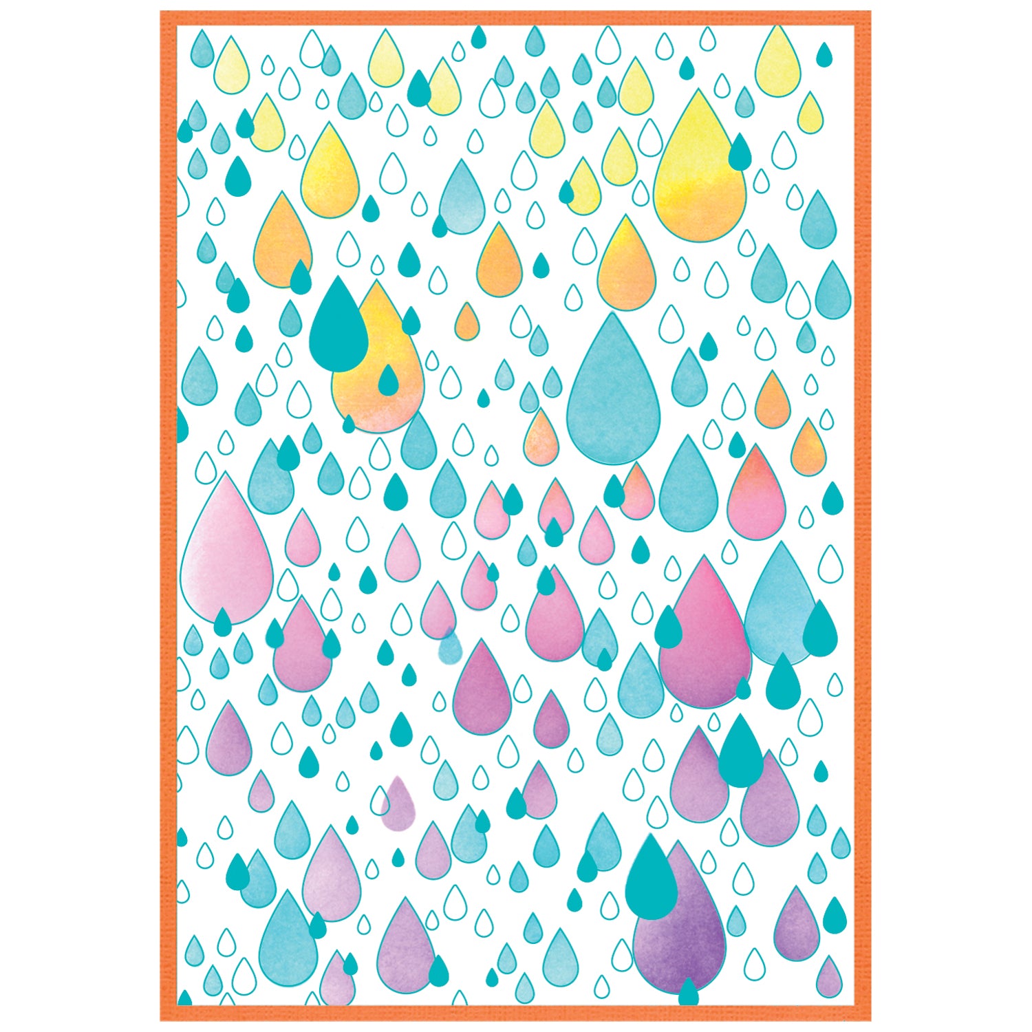 sizzix-drip-drip-drop-stempelset-schablonen-a5-a6 image 1