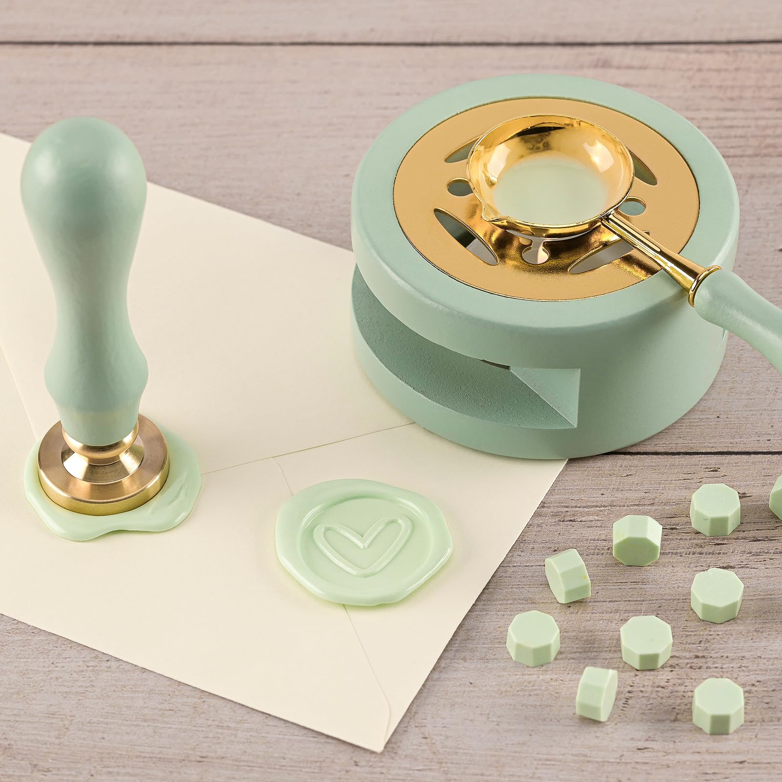 vaessen-creative-cut-easy-wachssiegel-set-herz-mint-komplettset image 6