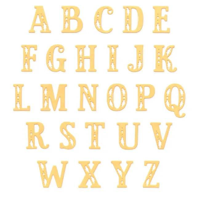 sizzix-thinlits-stanzschablonen-folk-alphabet-buchstaben-26-tlg image 1