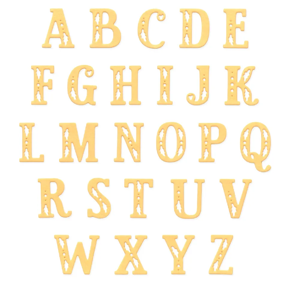 sizzix-thinlits-stanzschablonen-folk-alphabet-buchstaben-26-tlg image 1