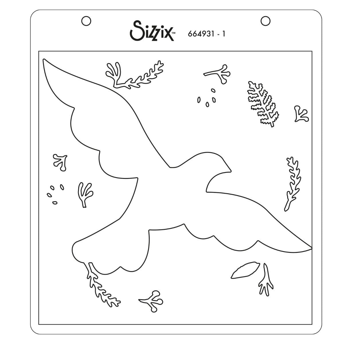 sizzix-layered-stencils-dove-taube-4-tlg-schablonen-set image 3