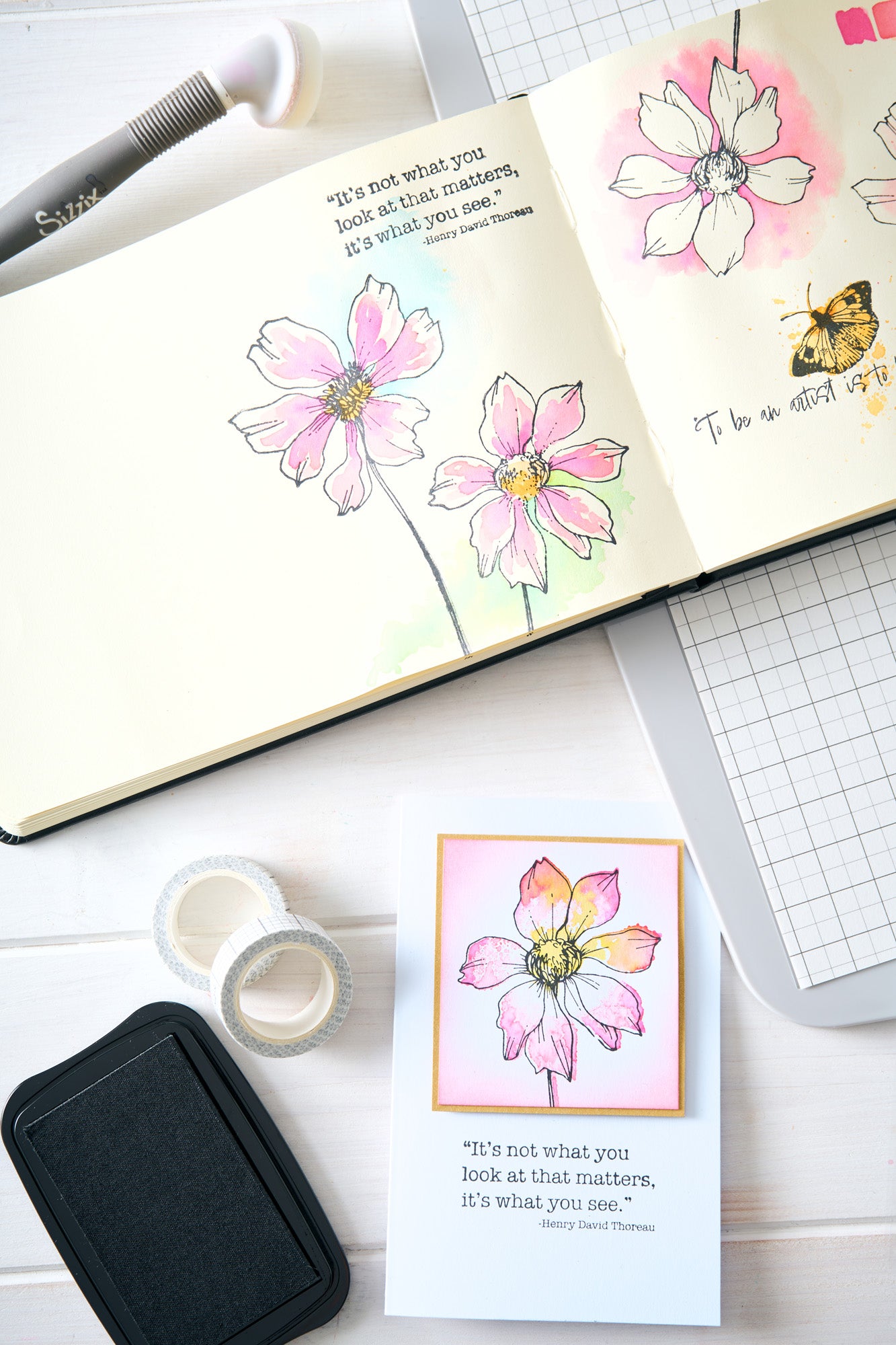 sizzix-studio-wild-blooms-stempelset-blumen-11-tlg image 2