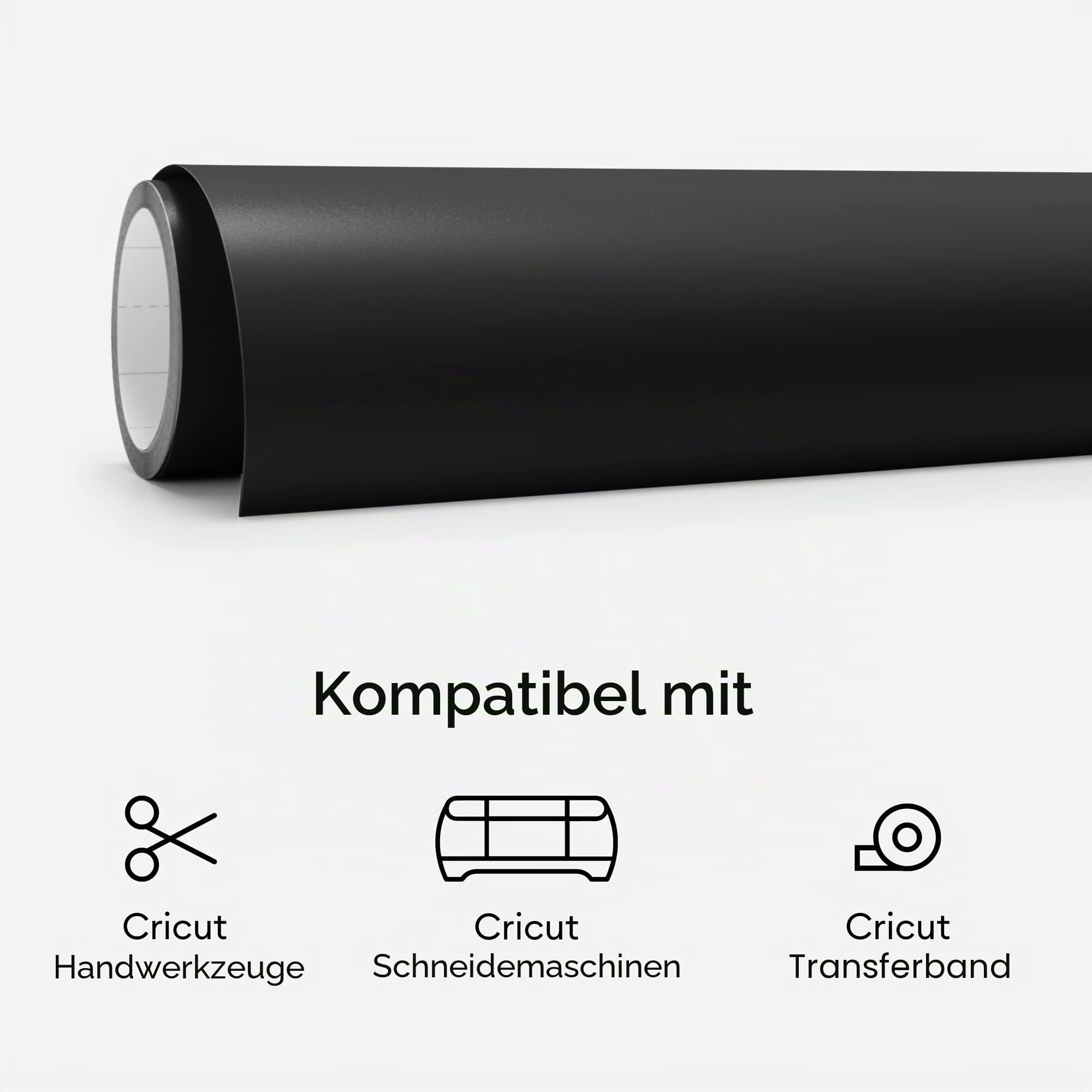 cricut-maker-vinyl-folie-schwarz-30x122-cm-entfernbar image 5